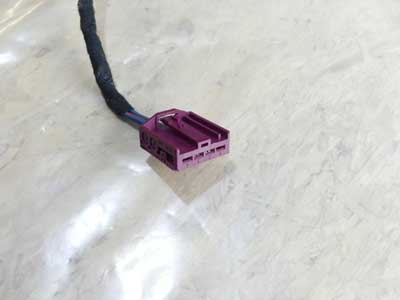 BMW 4 Pole 2 Wire Dark Magenta Connector Plug w/ Pigtail 92011302